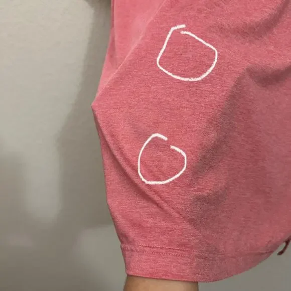 PETER MILLAR x MASTERS Polo Shirt Coral Pink Summer Comfort Golf Preppy - Picture 4 of 8